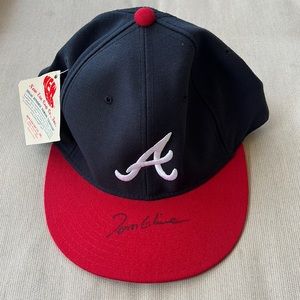 Tom Glavin *SIGNED* Atlanta Braves New Era Diamond Collection Hat